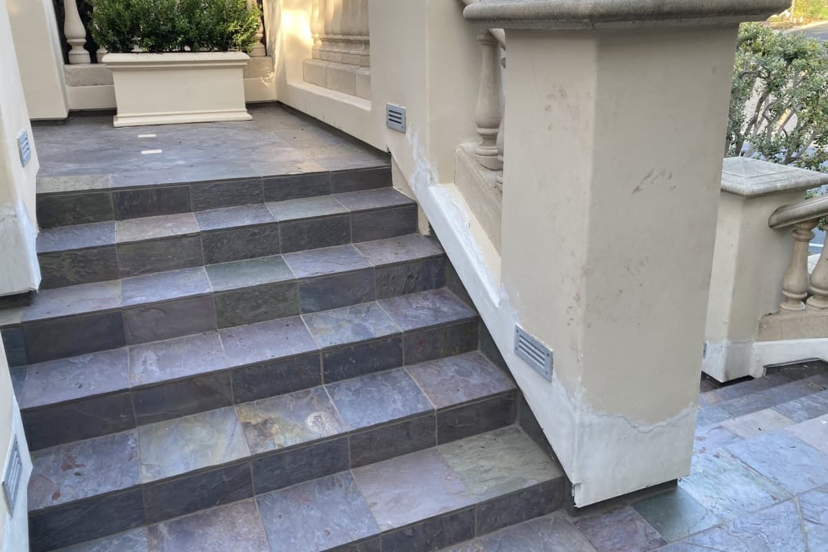 Stamped Concrete Patio by Brantford Concrete Forming in Brantford, ON
