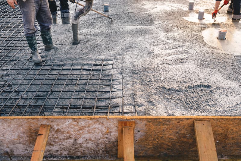 Concrete Patio Installation by Brantford Concrete Forming in Paris, ON